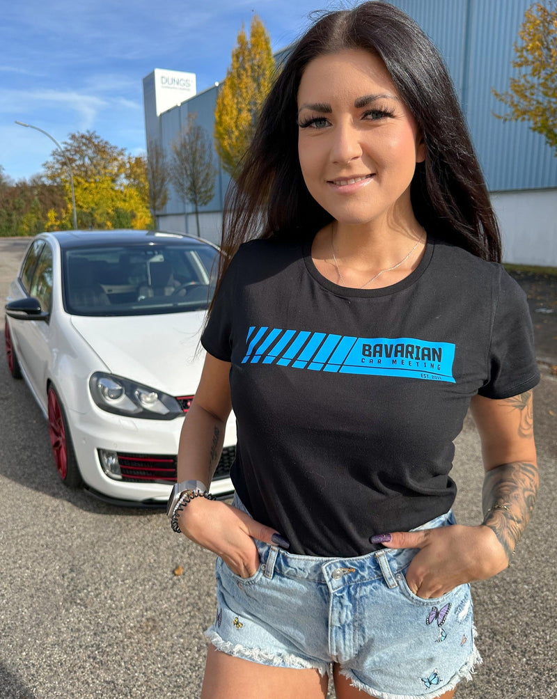 BAVARIAN CAR MEETING FAN T-SHIRT DAMEN